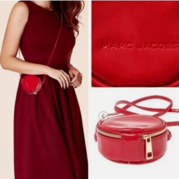 ❤️🔹️ Marc Jacobs🔹️ Mini red Crossbody bag - Picture 1 of 12